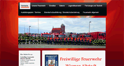 Desktop Screenshot of ffw-wismar-altstadt.de